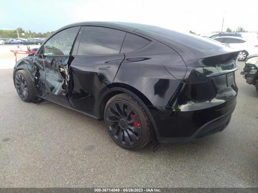 2022 TESLA MODEL Y PERFORMANCE - 7SAYGDEF2NF538732