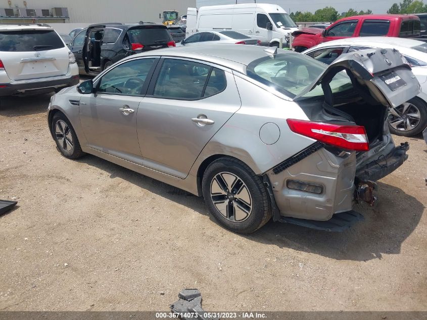 2013 KIA OPTIMA HYBRID LX - KNAGM4AD5D5049275