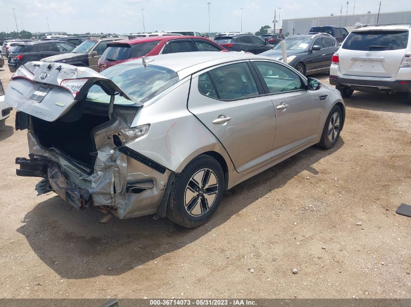2013 KIA OPTIMA HYBRID LX - KNAGM4AD5D5049275
