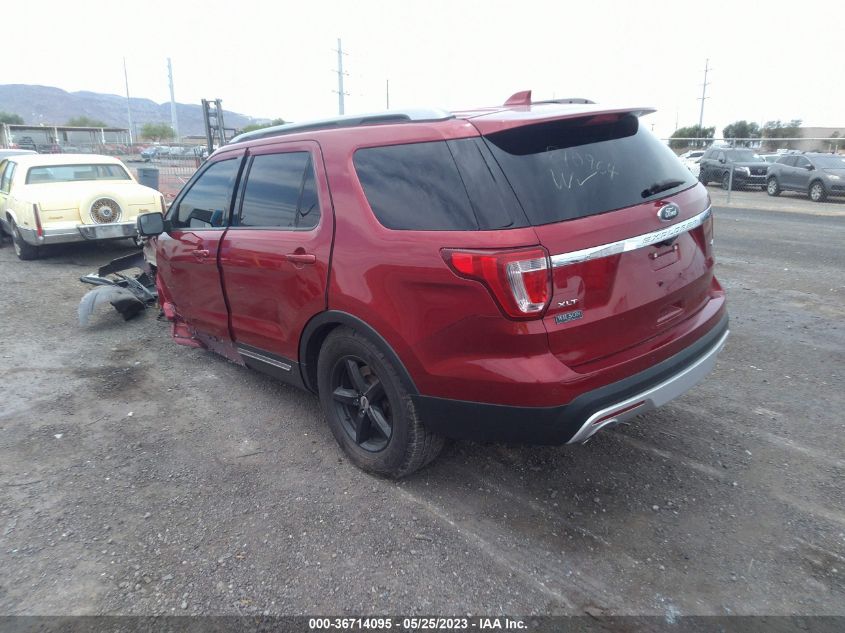 2016 FORD EXPLORER XLT - 1FM5K8D84GGA78051