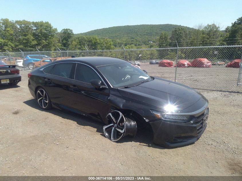 2021 HONDA ACCORD SEDAN SPORT - 1HGCV1F36MA124815