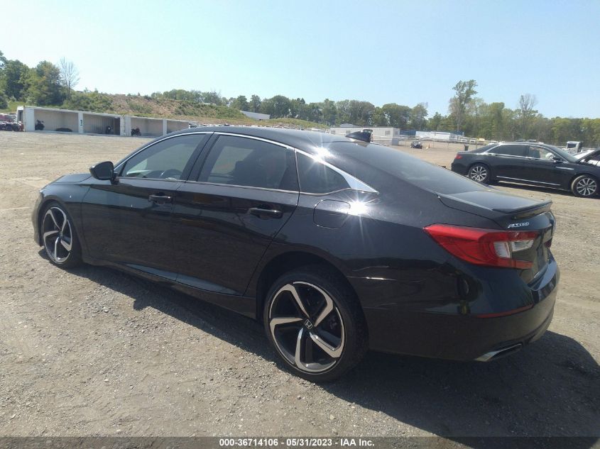 2021 HONDA ACCORD SEDAN SPORT - 1HGCV1F36MA124815