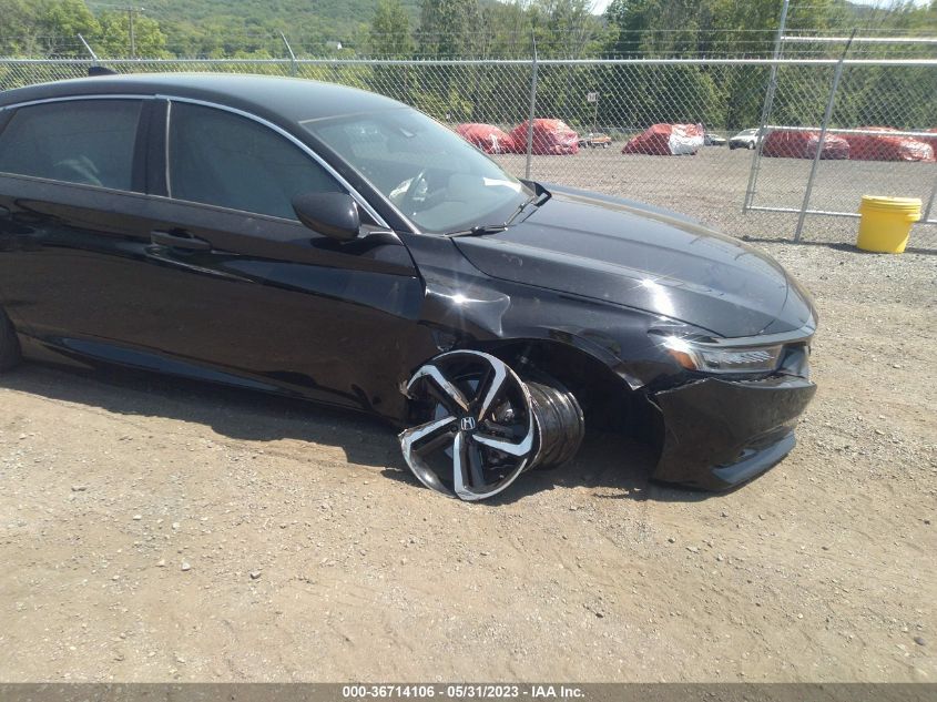 2021 HONDA ACCORD SEDAN SPORT - 1HGCV1F36MA124815