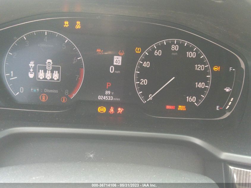 2021 HONDA ACCORD SEDAN SPORT - 1HGCV1F36MA124815