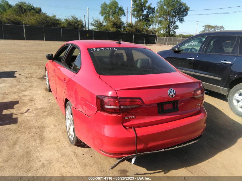 2016 VOLKSWAGEN JETTA SEDAN 1.8T SPORT - 3VWD17AJ7GM408630