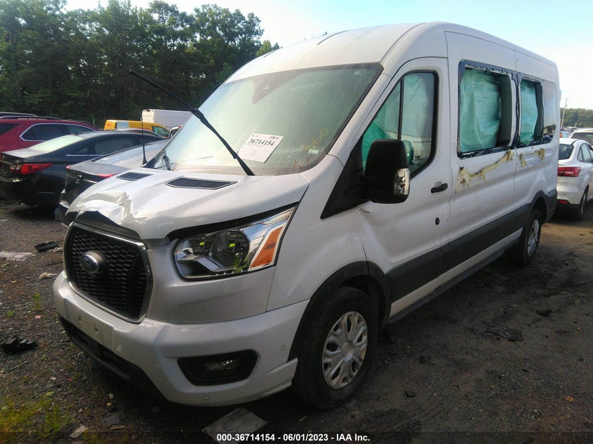 VIN 1FBAX2C80MKA64504 2021 FORD TRANSIT PASSENGER WAGON XL/XLT