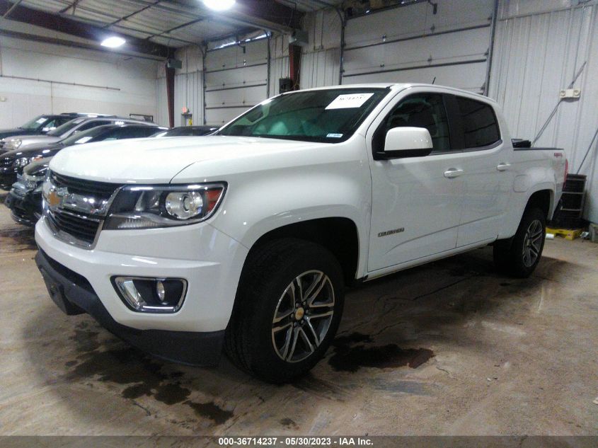 2020 CHEVROLET COLORADO 4WD LT - 1GCGTCEN2L1234456