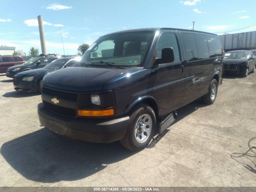 2014 CHEVROLET EXPRESS PASSENGER LS - 1GNSGBF42E1182593