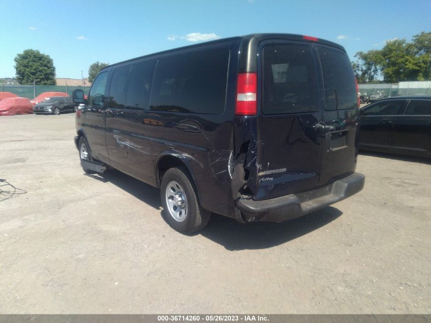 2014 CHEVROLET EXPRESS PASSENGER LS - 1GNSGBF42E1182593