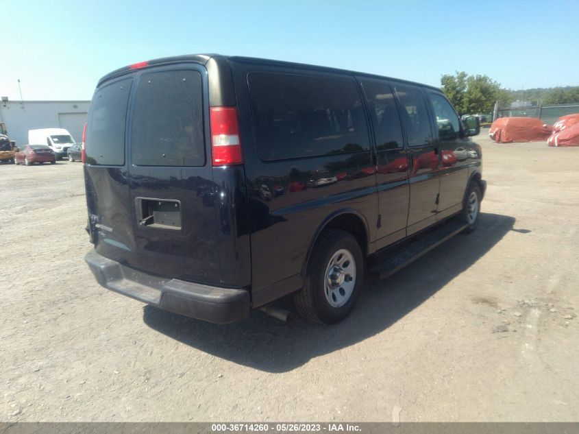 2014 CHEVROLET EXPRESS PASSENGER LS - 1GNSGBF42E1182593