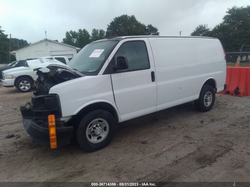 2017 CHEVROLET EXPRESS CARGO VAN - 1GCWGAFF7H1296096