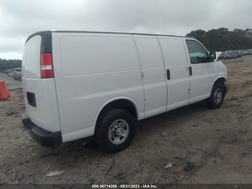 2017 CHEVROLET EXPRESS CARGO VAN - 1GCWGAFF7H1296096