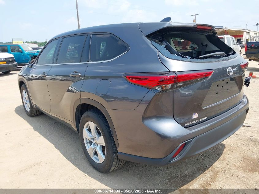 2021 TOYOTA HIGHLANDER L/LE - 5TDZZRAH2MS041108