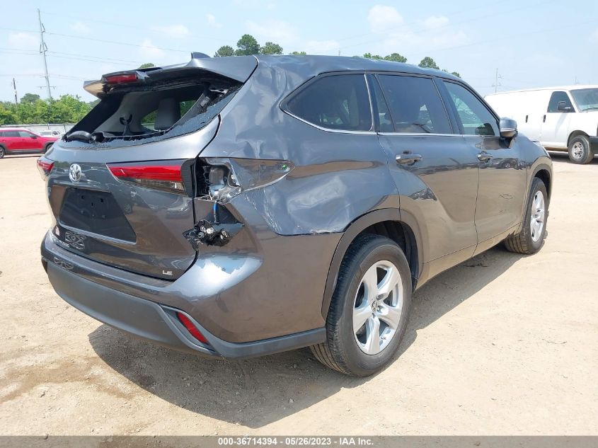 2021 TOYOTA HIGHLANDER L/LE - 5TDZZRAH2MS041108