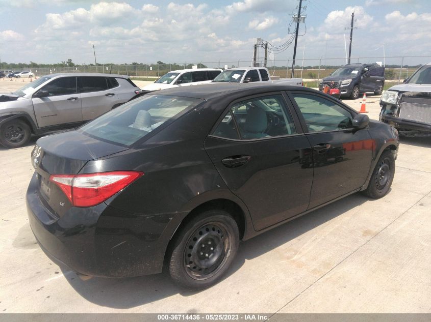 2014 TOYOTA COROLLA L/LE/S/S PLUS/LE PLUS - 5YFBURHEXEP158862