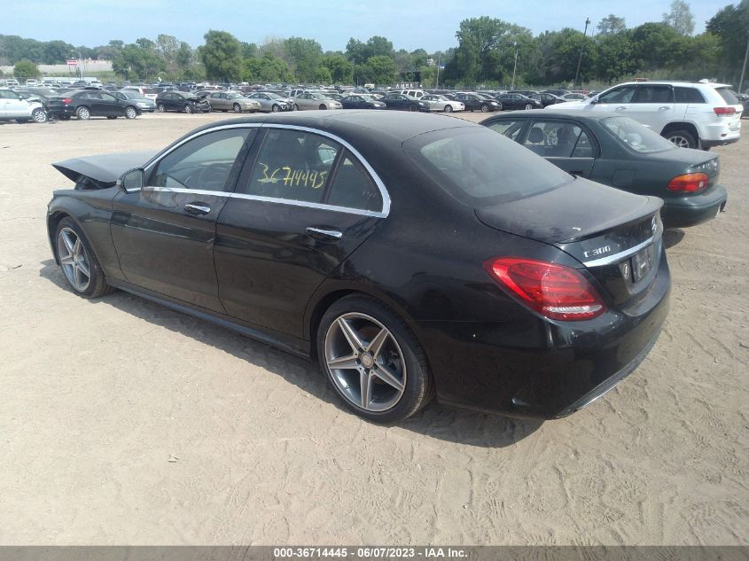 2016 MERCEDES-BENZ C-CLASS C 300 - 55SWF4KB4GU157653