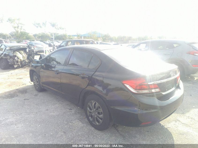 2013 HONDA CIVIC SDN LX - 19XFB2F56DE034458