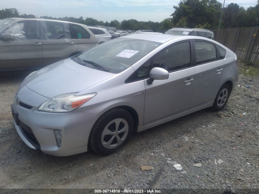2013 TOYOTA PRIUS ONE/TWO/THREE/FOUR/FIVE - JTDKN3DU2D1730856