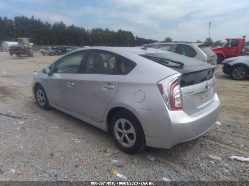 2013 TOYOTA PRIUS ONE/TWO/THREE/FOUR/FIVE - JTDKN3DU2D1730856