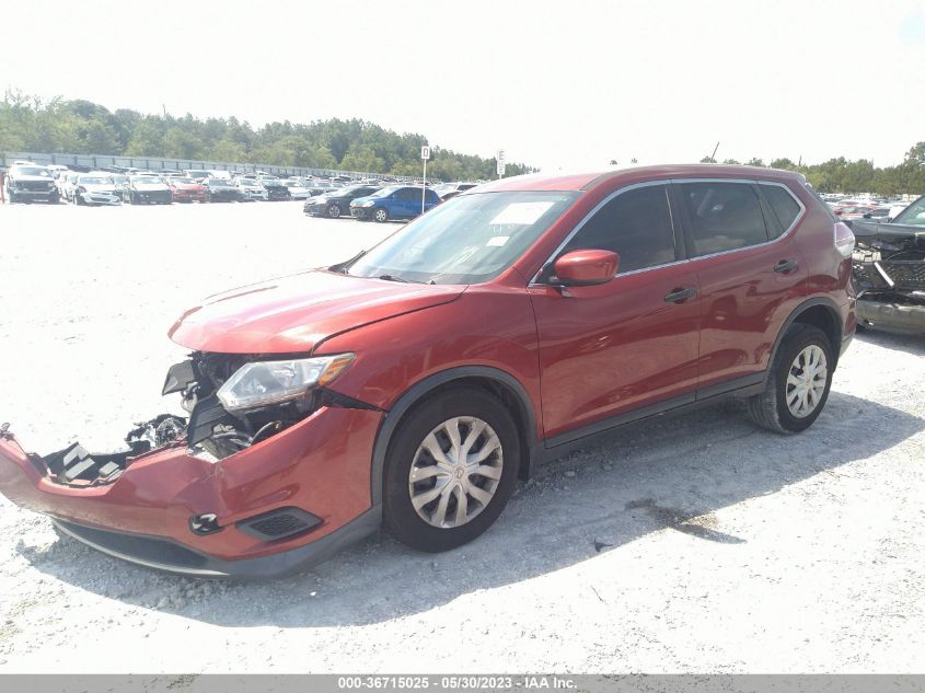 2016 NISSAN ROGUE S - KNMAT2MT0GP605021