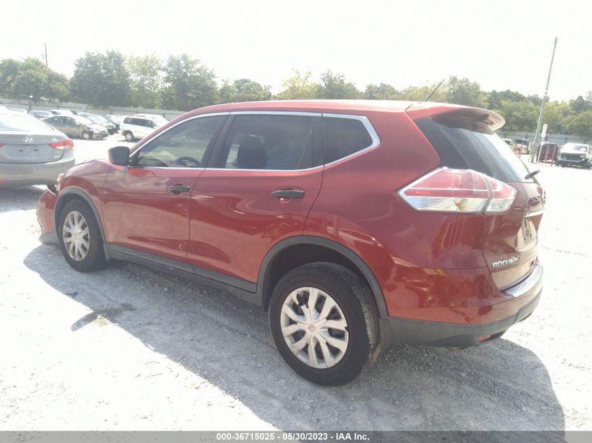2016 NISSAN ROGUE S - KNMAT2MT0GP605021