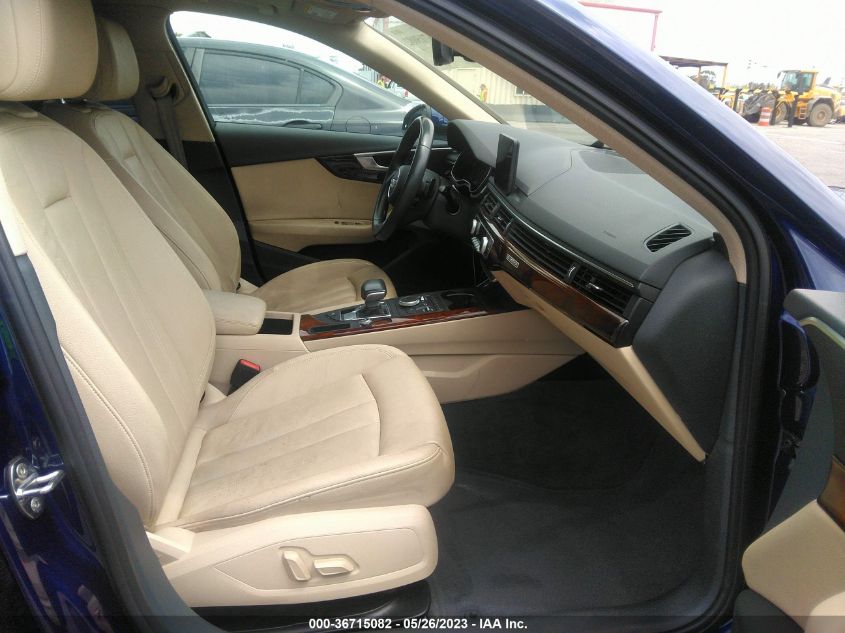 2019 AUDI A4 PREMIUM - WAUDNAF49KA049632