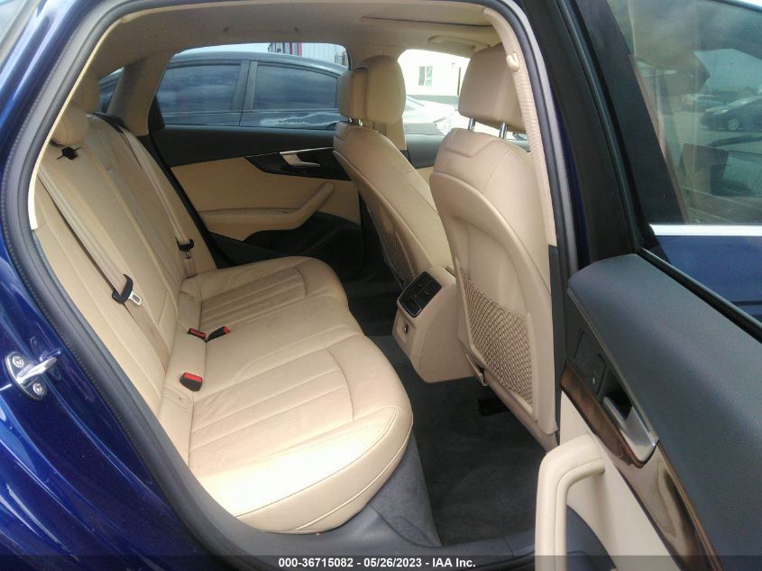 2019 AUDI A4 PREMIUM - WAUDNAF49KA049632