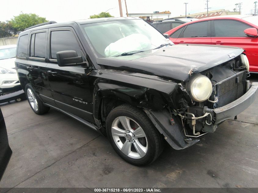 2013 JEEP PATRIOT LATITUDE - 1C4NJPFB7DD174926