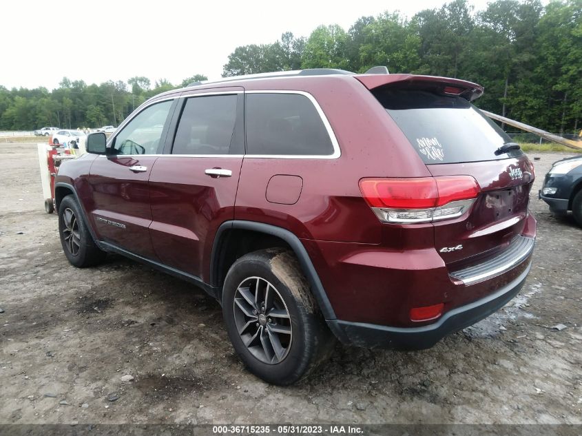 2017 JEEP GRAND CHEROKEE LIMITED - 1C4RJFBG4HC746446