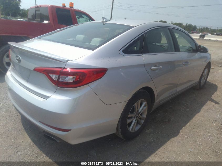 2016 HYUNDAI SONATA 2.4L SE - 5NPE24AF2GH385701