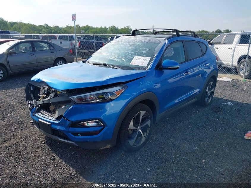 2016 HYUNDAI TUCSON LIMITED - KM8J3CA20GU214241