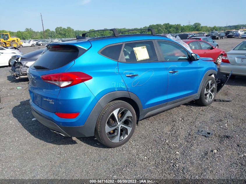2016 HYUNDAI TUCSON LIMITED - KM8J3CA20GU214241