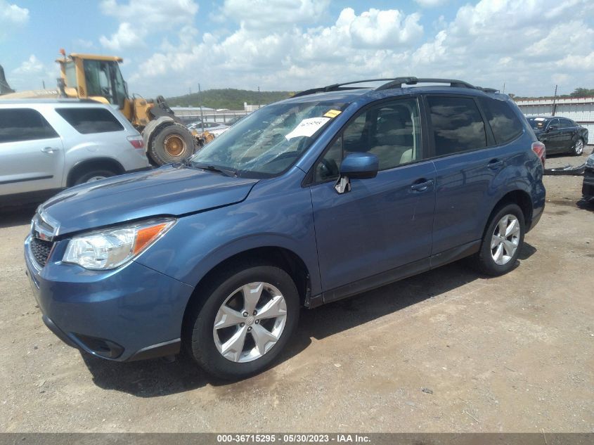 2016 SUBARU FORESTER 2.5I PREMIUM - JF2SJADC7GH408797