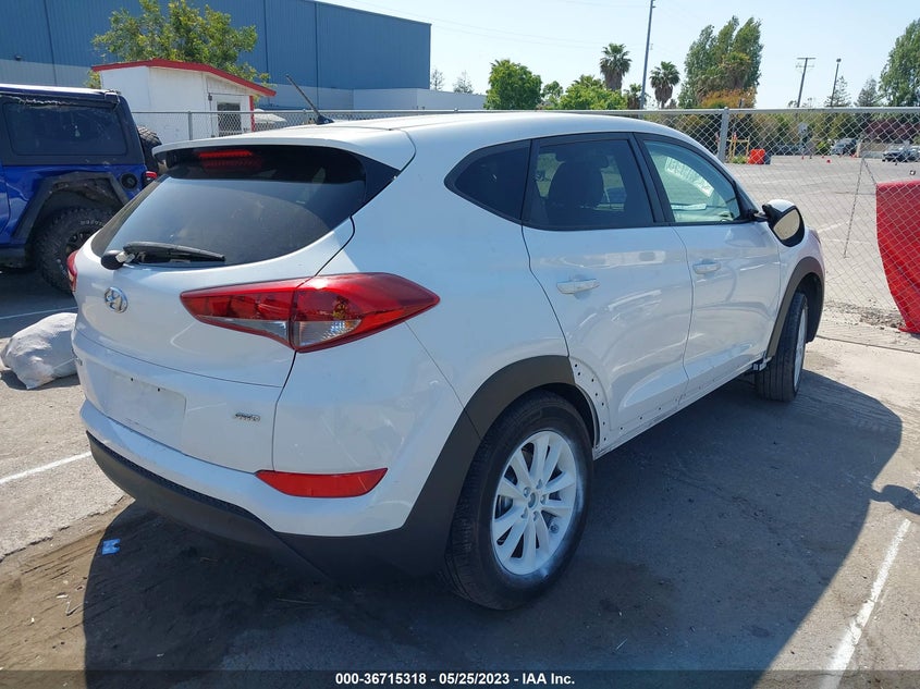 VIN KM8J2CA45JU799751 2018 HYUNDAI TUCSON SE