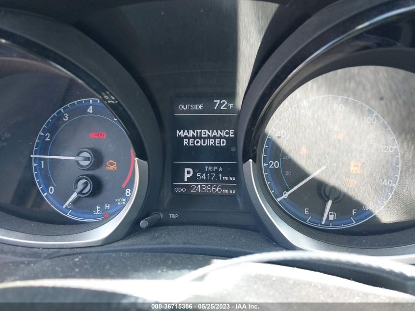 2015 TOYOTA COROLLA L/LE/S/S PLUS/LE PLUS - 5YFBURHE9FP267265