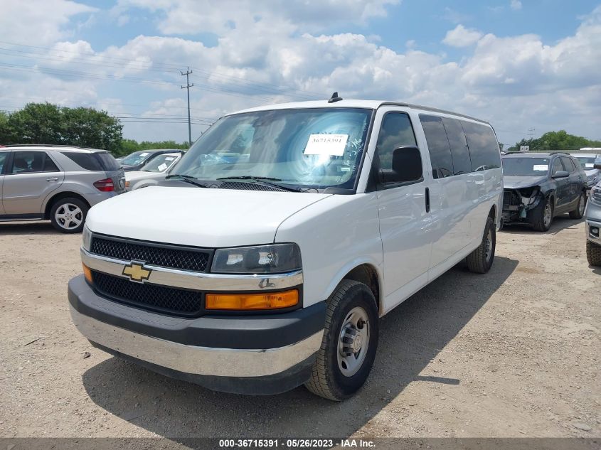 2019 CHEVROLET EXPRESS PASSENGER LT 1GAZGPFGXK1312817