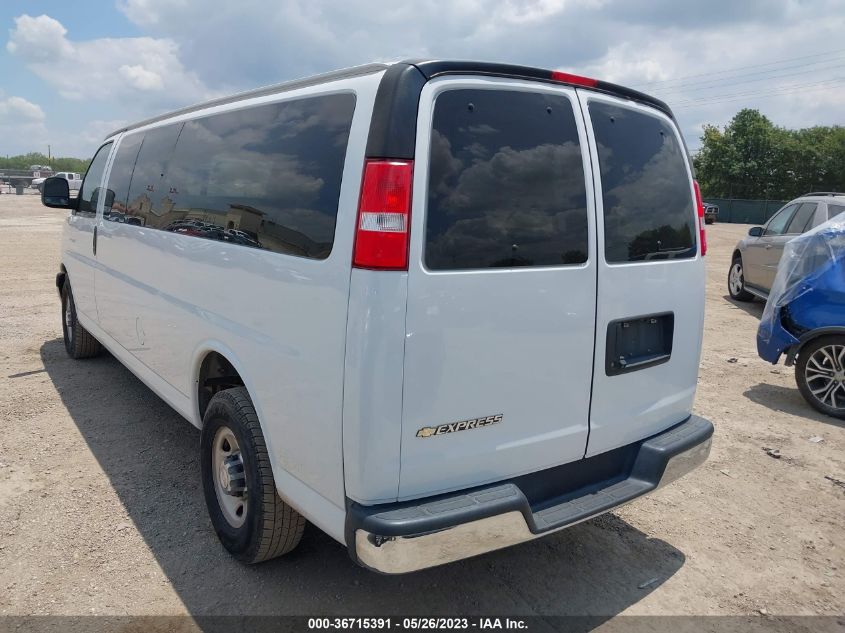 2019 CHEVROLET EXPRESS PASSENGER LT 1GAZGPFGXK1312817