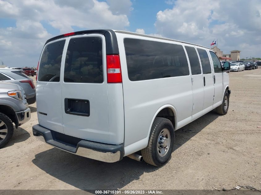 2019 CHEVROLET EXPRESS PASSENGER LT 1GAZGPFGXK1312817
