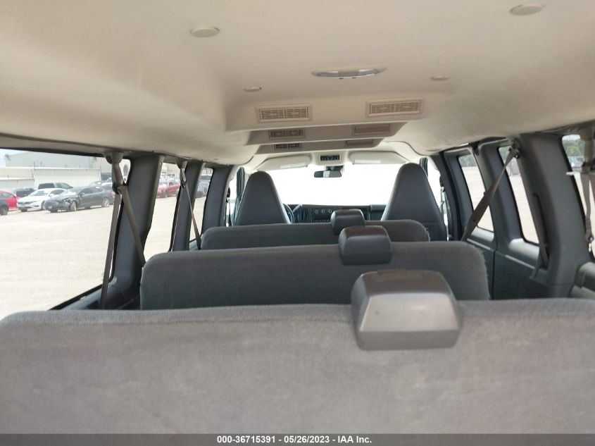 2019 CHEVROLET EXPRESS PASSENGER LT 1GAZGPFGXK1312817