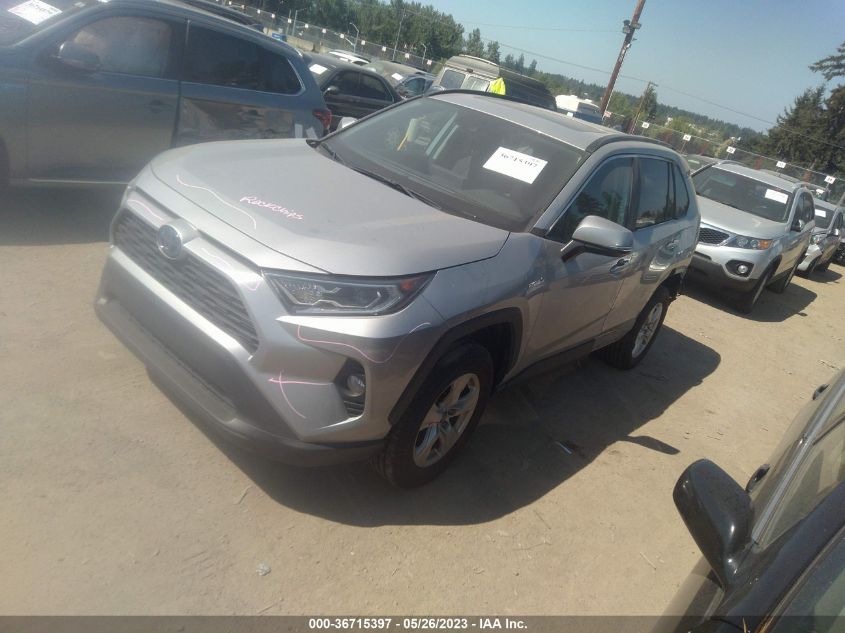 2019 TOYOTA RAV4 HYBRID XLE - 2T3RWRFV1KW028952