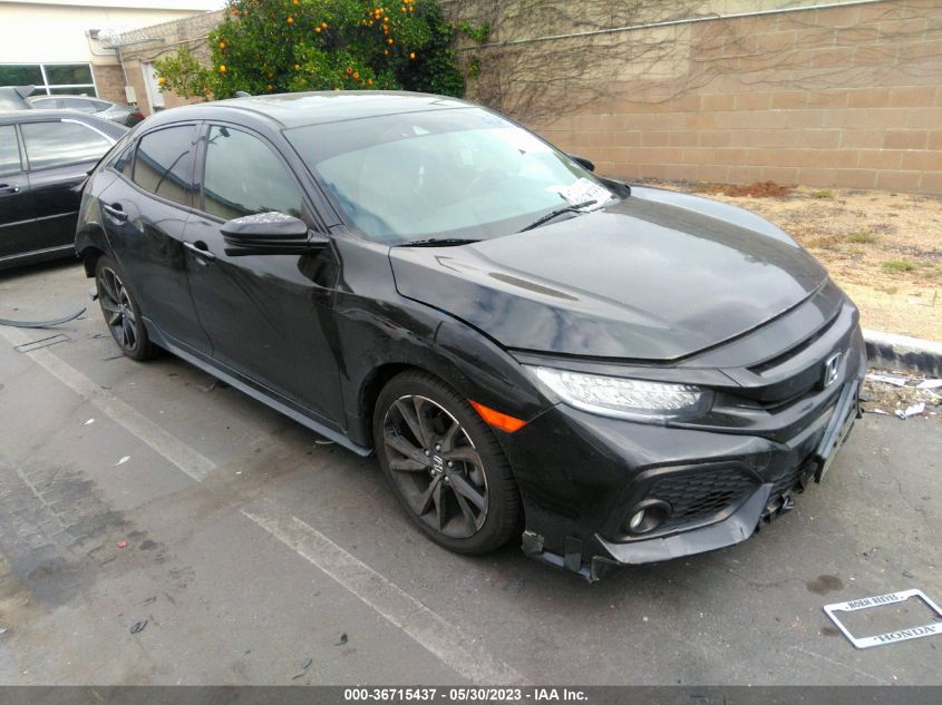 2018 HONDA CIVIC HATCHBACK SPORT TOURING - SHHFK7H99JU426609