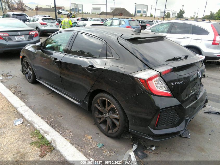 2018 HONDA CIVIC HATCHBACK SPORT TOURING - SHHFK7H99JU426609