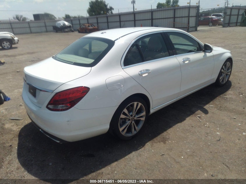 VIN 55SWF4JB6HU231240 2017 MERCEDES-BENZ C-CLASS C 300