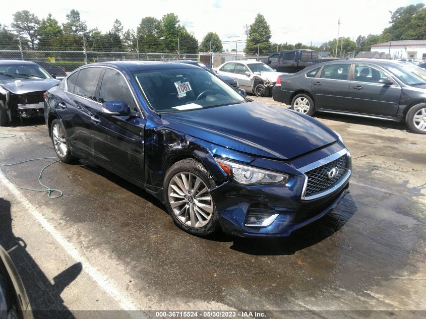 2022 INFINITI Q50 LUXE - JN1EV7BP3NM311919