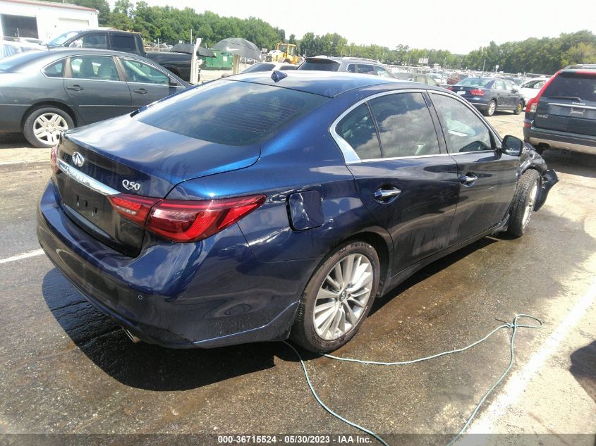 2022 INFINITI Q50 LUXE - JN1EV7BP3NM311919