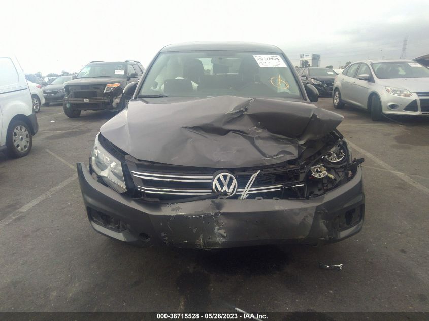 2013 VOLKSWAGEN TIGUAN S - WVGAV3AX5DW581609