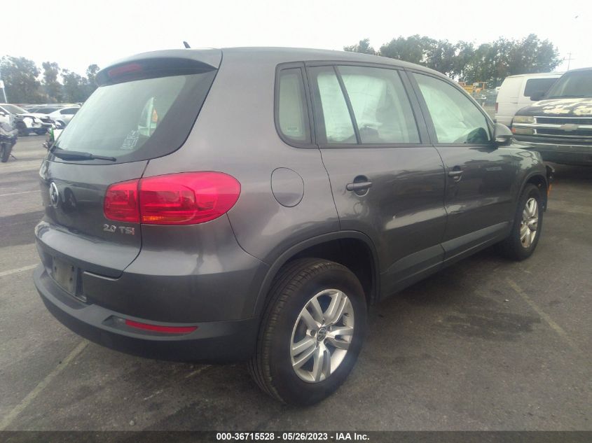 2013 VOLKSWAGEN TIGUAN S - WVGAV3AX5DW581609