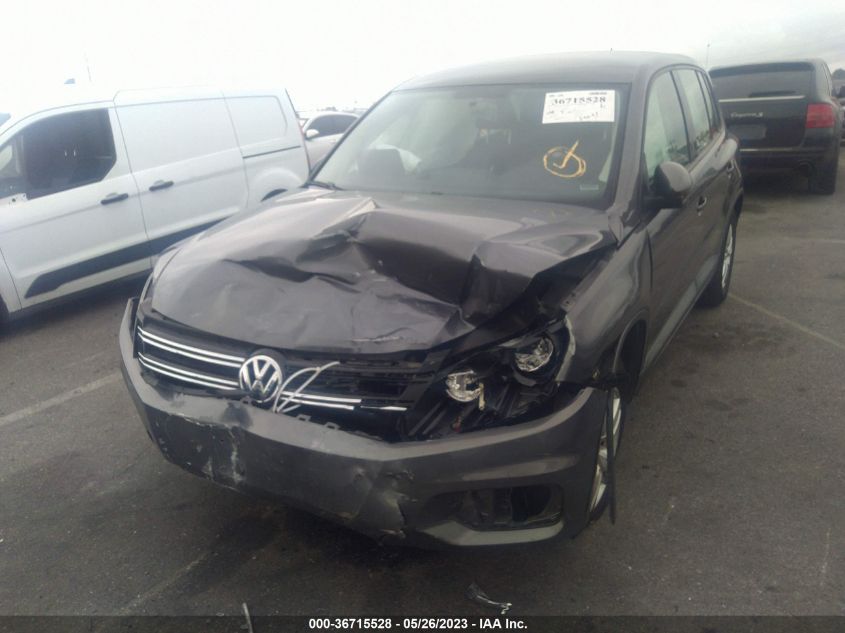 2013 VOLKSWAGEN TIGUAN S - WVGAV3AX5DW581609