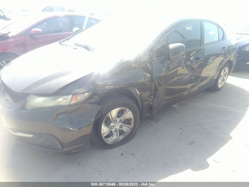 2014 HONDA CIVIC SEDAN LX - 2HGFB2F52EH508297