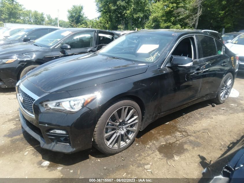 2016 INFINITI Q50 3.0T RED SPORT 400 - JN1FV7AR9GM450088